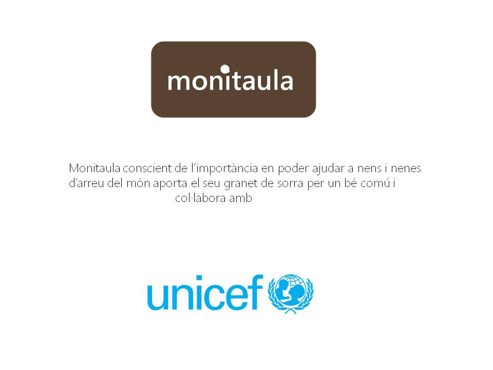 Monitaula col·labora amb Unicef